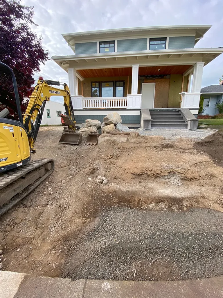 Bellingham Front Steps Progress